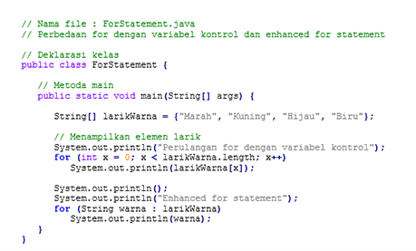 Contoh Kode Pemograman dalam Skripsi
